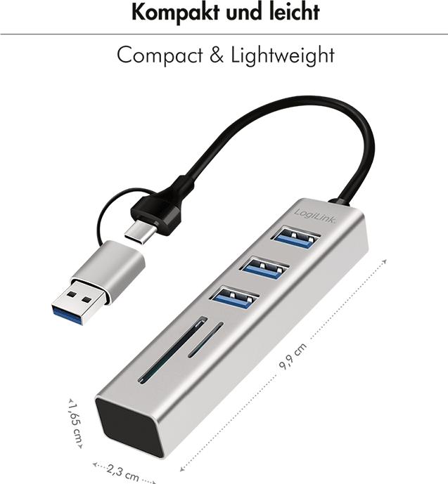 Produktbild LogiLink Prüfen (USB-C, 3 Ports)