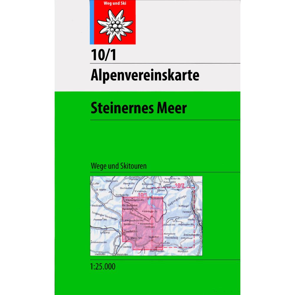 Steinernes Meer, Landkarte