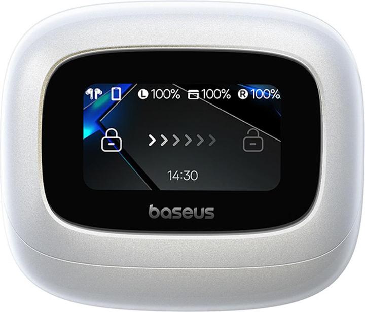 Actual product image Baseus Bowie M2s Ultra Moon White (ANC, 30 h, Wireless)