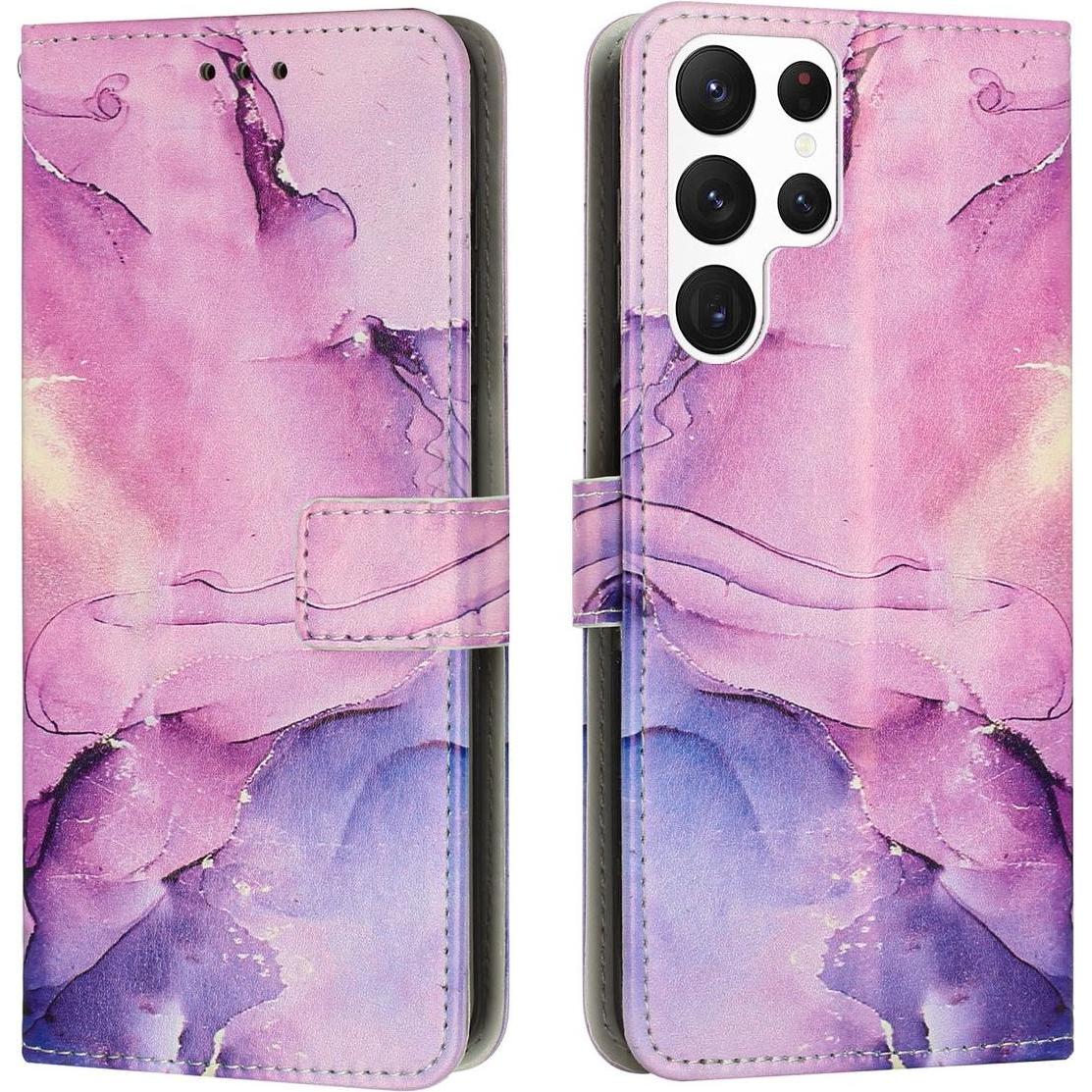 Thumbnail - König Design Hülle Handy Schutz für Samsung Galaxy S23 Plus Ultra Case Cover Tasche Wallet (Samsung Galaxy S23 Ultra), S...