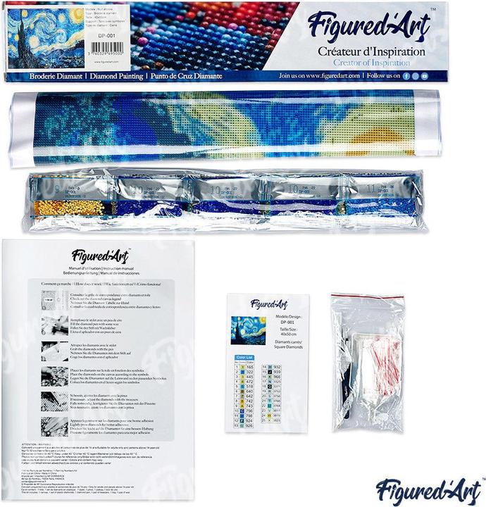 Produktbild Figured'Art Diamond Painting Grosses Pferd ohne Keilrahmen