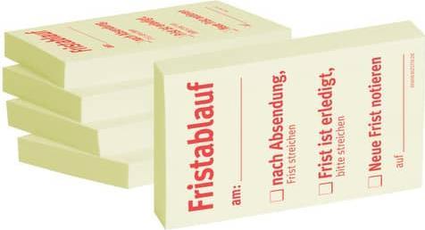 Image du produit Bizstix Note autocollante Échéance le jaune
