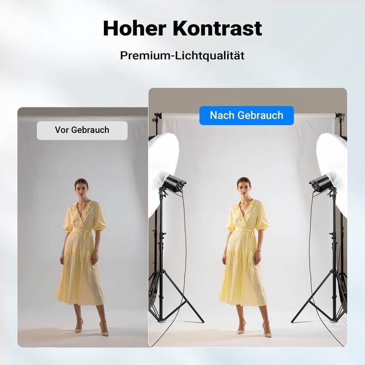 Produktbild Walimex pro Parabol Reflexschirm schwarz/weiss Ø165cm Diffusor Lichtformer Foto (Diffusorkugel, 165 cm)