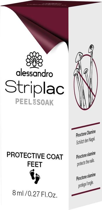 Produktbild Alessandro Striplac Peel or Soak - Protective Coat Feet (Transparent, Farblack)