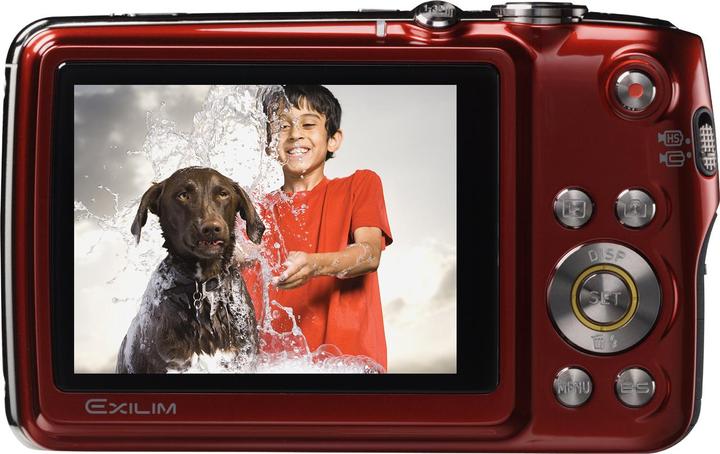 Image du produit Casio Exilim EX-FS10, 9 MPixels, zoom 3x, Hi-Speed, rouge