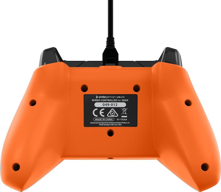 Actual product image PDP Controller wired Atomic Carbon XBOX Series X (Xbox Series X, Xbox Series S, Xbox One S, Xbox One X, PC)
