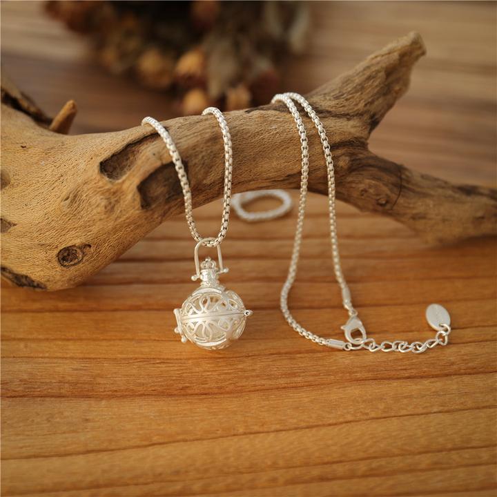 Immagine prodotto Andreani Collana con ciondolo a forma di sfera di cristallo di rocca (Metallo)