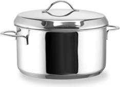Image du produit Habonne Casserole Acier Inoxydable Glans Avec Couvercle 14 cm (Casserole)