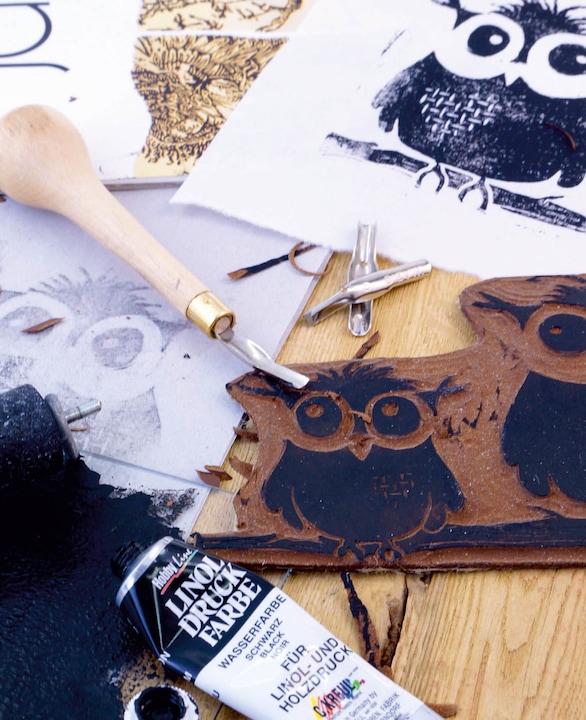 Immagine prodotto Kreul Set di stampa in linoleum (Nero, 160 ml)