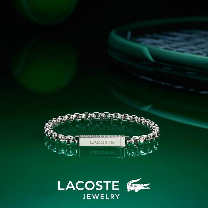 Actual product image Lacoste - Stylish steel bracelet for men L'Essentiel 2040123 (Stainless steel)