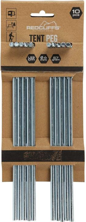 Actual product image Redcliffs Tent Pegs Iron 23cm Set 10pcs