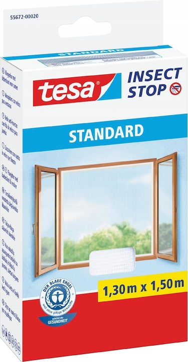 Actual product image tesa Fly screen window, white (130 x 150 cm)