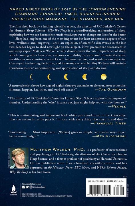 Produktbild Why We Sleep (Englisch, Matthew Walker, 2018)