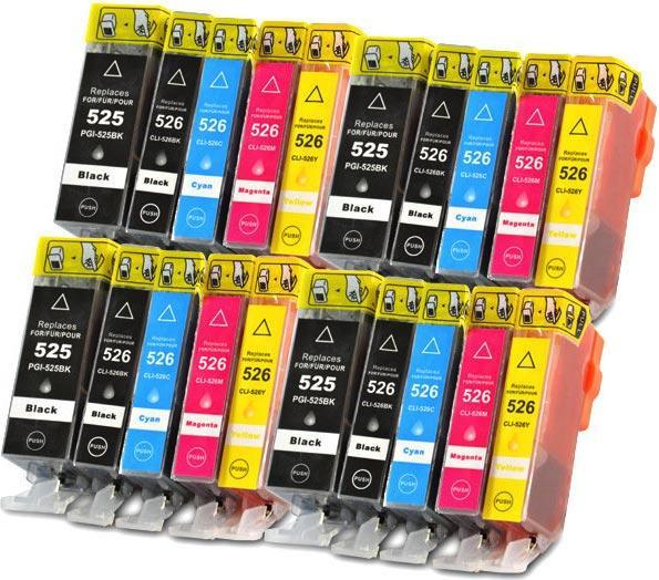 Produktbild Hermex Kompatible Tintenpatrone für Canon PIXMA MG5150 (M, BK, PGBK, C, Y)