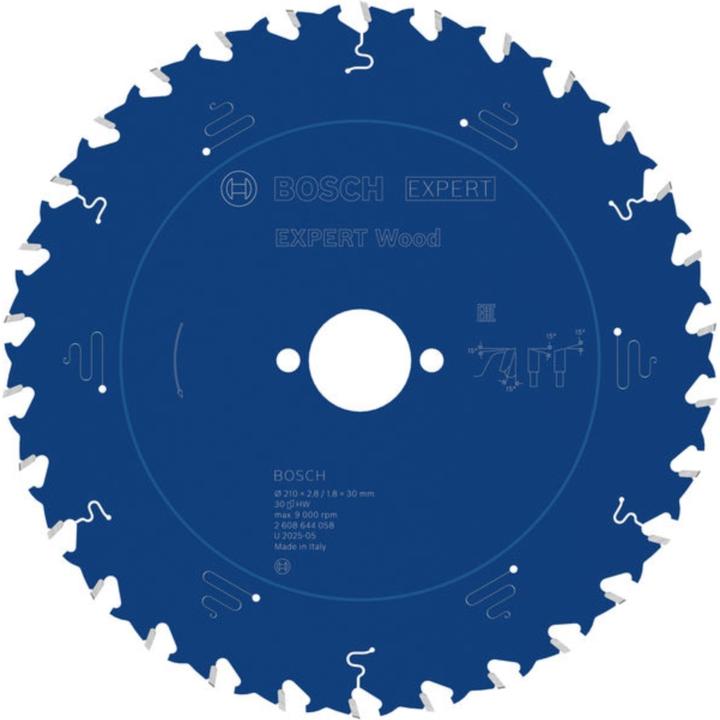 Produktbild Bosch Professional Zubehör Kreissägeblatt Expert for Wood, 210 x 30 x 2,8 mm, 30