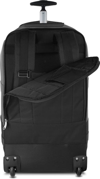 Produktbild Normani Reisetasche „Melano“ mit Rucksackfunktion und Regenüberzug Schwarz/Grau (60 l)