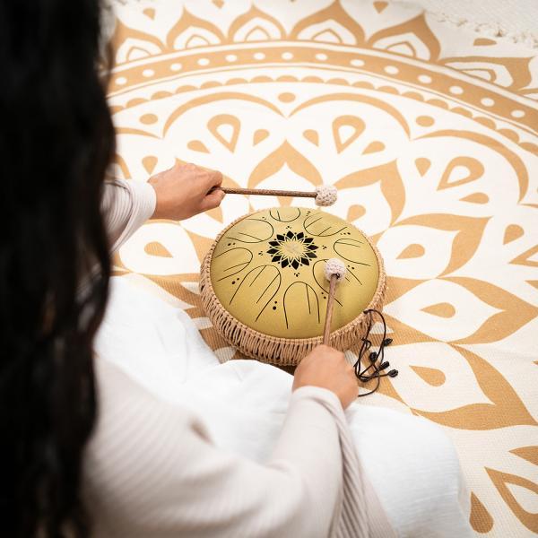 Produktbild Meinl Medium Octave Steel Tongue Drum - C Major - Gold