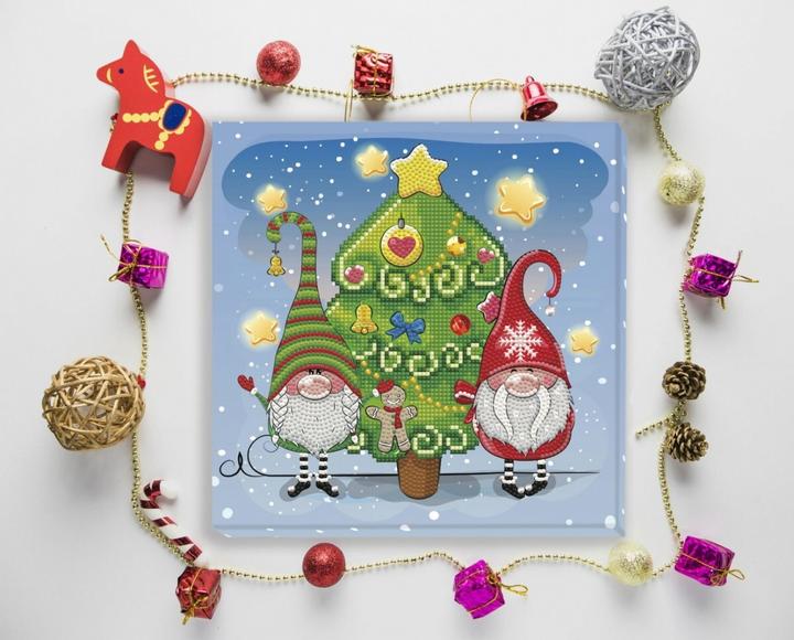 Productafbeelding Diamond Dotz Doos - Kerst elfen