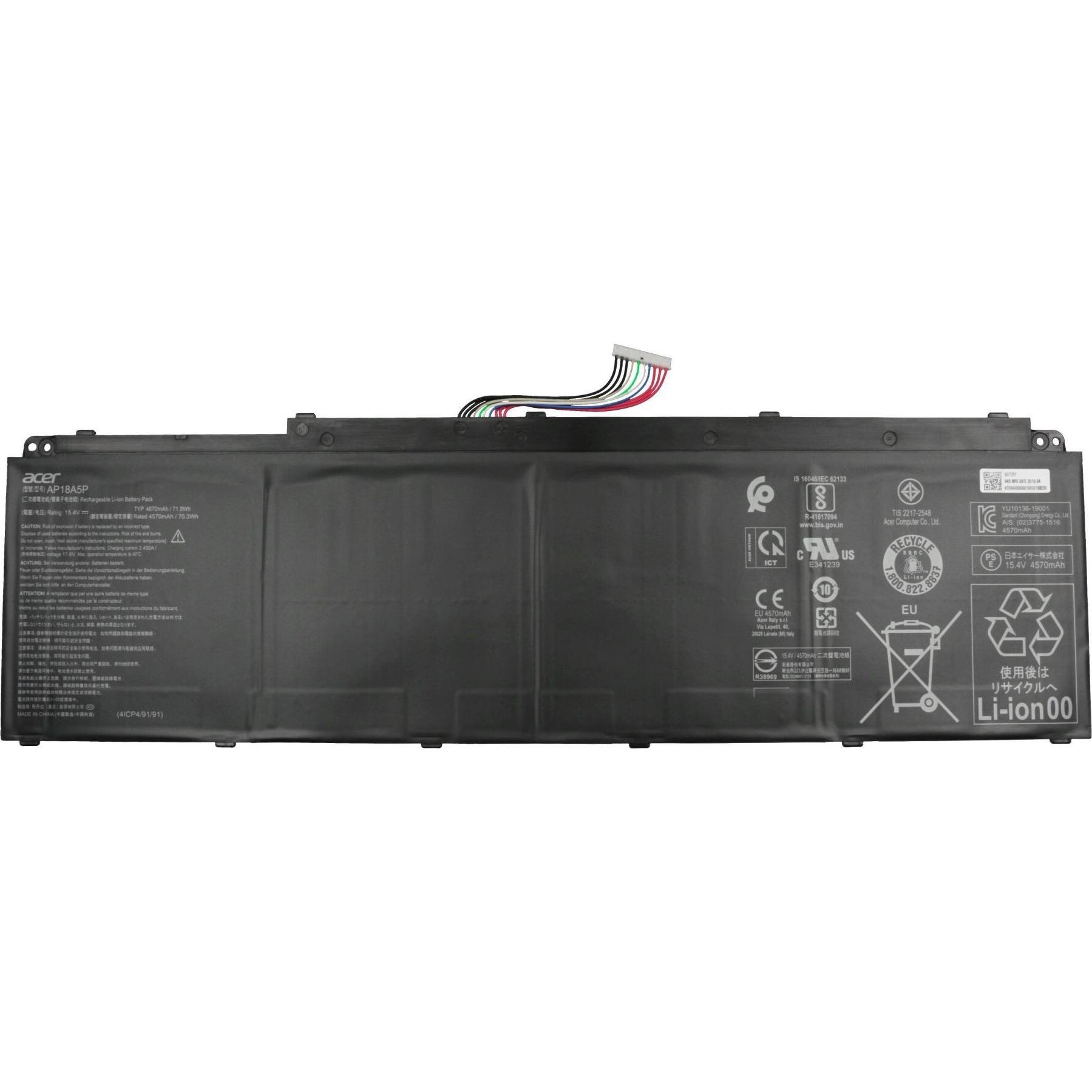 Acer KT.00405.008 (4 Zellen, 4670 mAh), Notebook Akku
