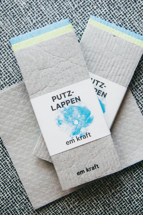 Produktbild Em kraft Kompostierbare Putzlappen 3er Set (3 Stk.)
