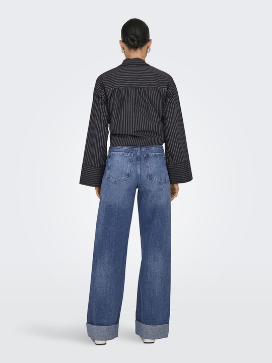 Produktbild Only ONLBROOME Hohe Taille Weiter Beinschnitt Jeans Jeans mit weitem Bein (W32/L30)