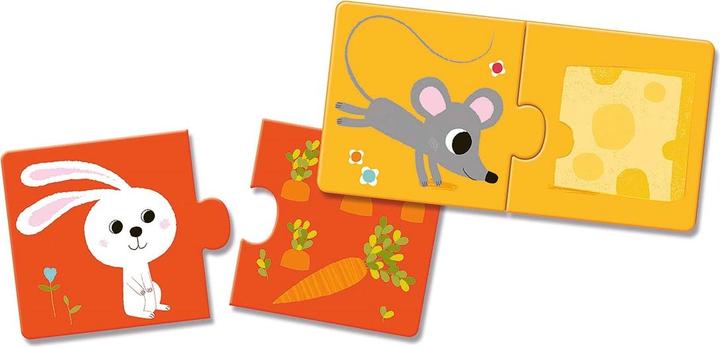 Actual product image Djeco Puzzle Duo At Table (10 pieces)