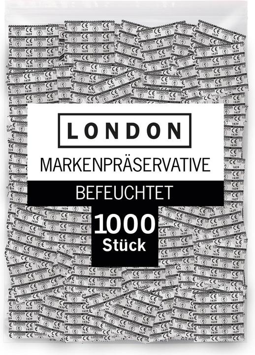 Produktbild London Q600 Extra Feucht Kondome – 1000 Stück (1000 Stk.)
