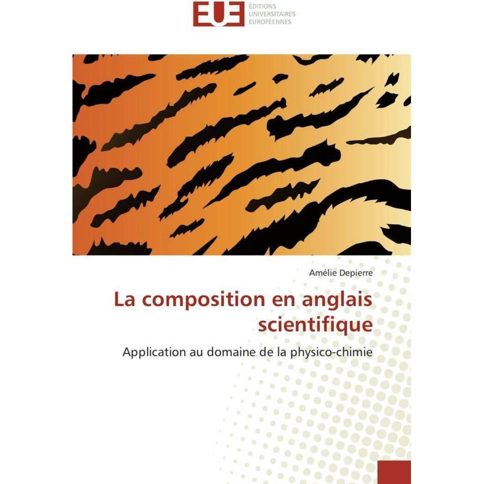 La composition en anglais scientifique, Fachbücher