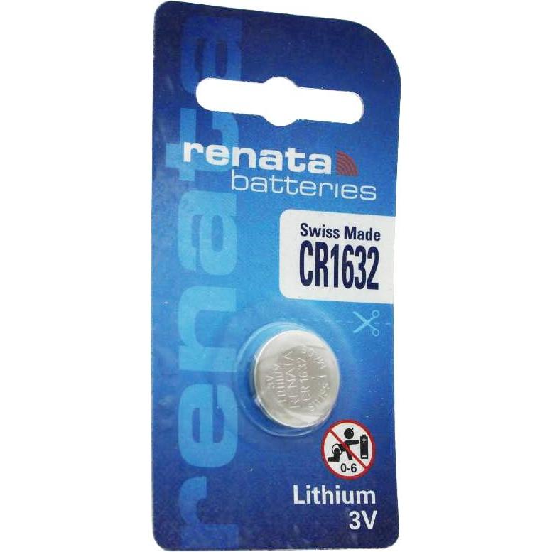 Thumbnail - Renata CR1632 Lithium Batterie 3 Volt 137mAh IEC CR1632, Batterie für Garmin vivofit 3 (1 Stk., CR1632, 137 mAh), Batter...