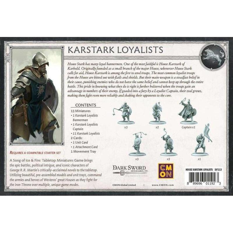 Thumbnail - Cmon CMND0218 - A Song of Ice & Fire Karstark Loyalists (Loyalisten von Haus Karstark), Miniat (Französisch)