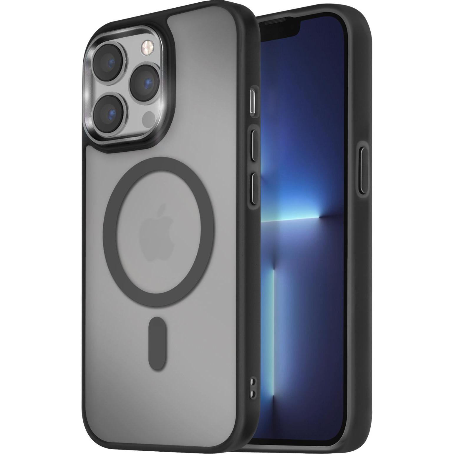 Avizar Frost Color Case (Apple iPhone 13 Pro Max), Smartphone Hülle, Schwarz