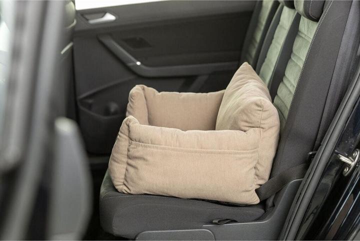 Immagine prodotto Trixie Seggiolino per auto, 55 × 50 × 30 cm, tortora (Cane)
