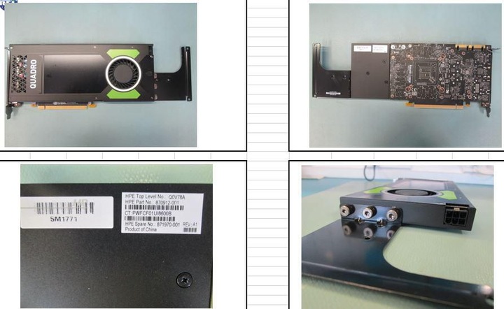 Productafbeelding HPE SPS-PCA NVIDIA QUADRO P4000