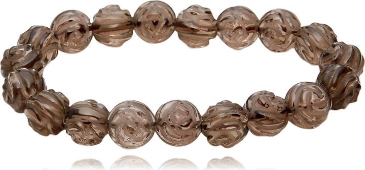 Immagine prodotto Leyda Bracciale Quarzo Fumé (18 cm, Pietra)