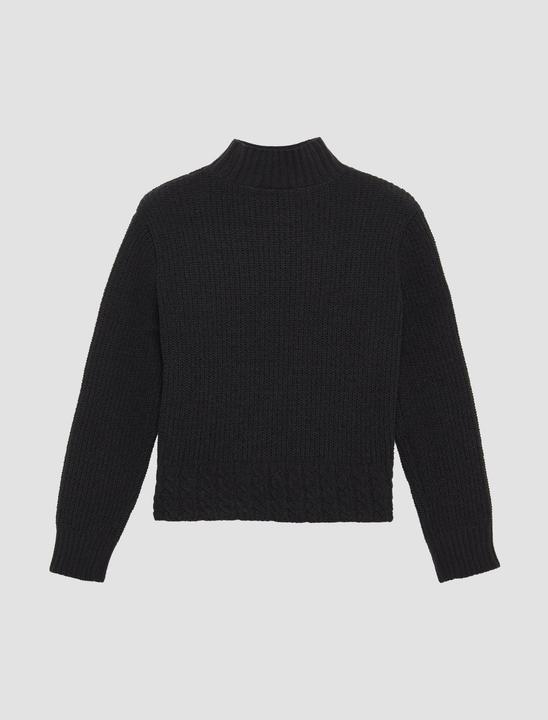 Produktbild S.Oliver Strickpullover Pullover im Boxy-Schnitt mit Stehkragen (146, 152)