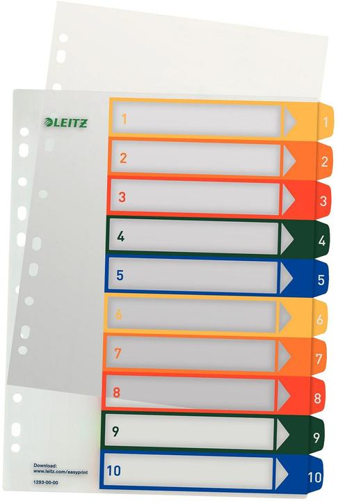Produktbild Leitz Register PC-beschriftbar
