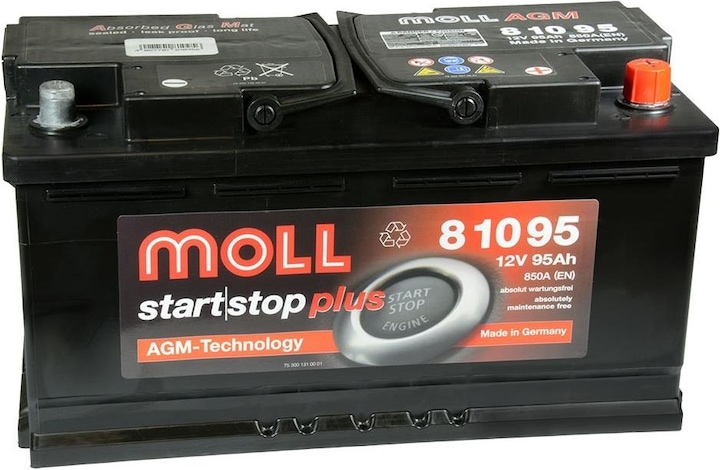 Produktbild MOLL Start-Stop Plus 81095 (12 V, 95 Ah, 850 A)