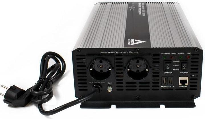 Immagine prodotto Digital Gruppo di continuità (UPS + AVR) AZO 12V UPS-4000SR Sine 4000W/2000W 12V/... (4000 VA, 2000 W)