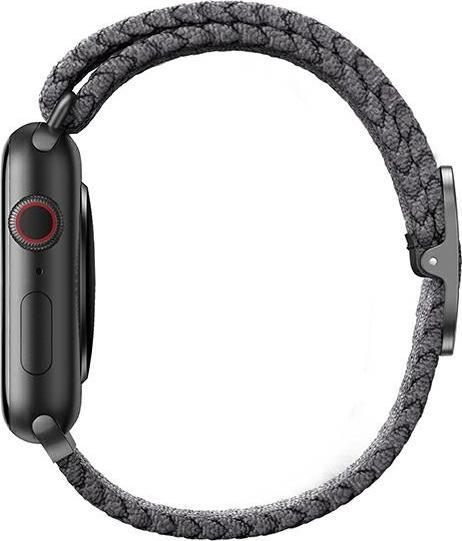 Produktbild Uniq Aspen Bracelet Tresse Apple Watch 44 42mm Gris Granite (Weavex™)