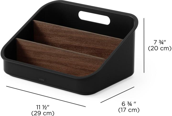 Actual product image Umbra Bellwood storage box 27 x 20 x 13 cm, brown/ (27 cm)