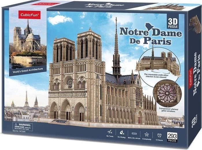 Produktbild Cubicfun 3D-Puzzle Kathedrale von Noterdam (293 Teile)