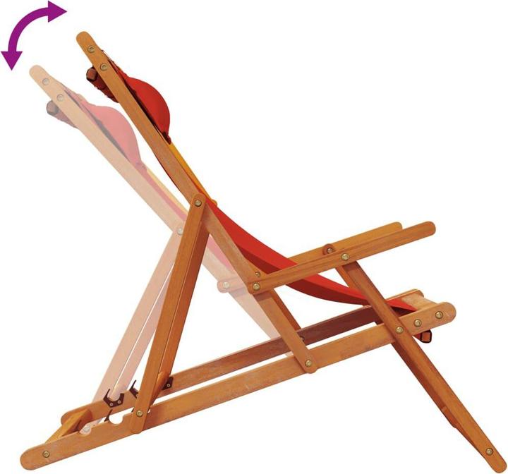 Actual product image vidaXL Beach chairs (127 cm)
