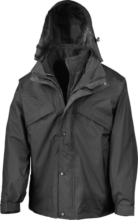 Actual product image Regatta 3in1 StormDri jacket with zip and press studs water-repellent windproof (L)