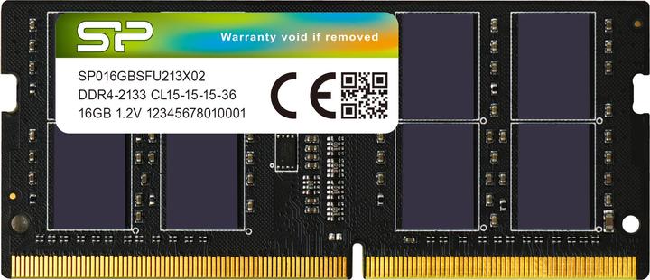 Silicon Power SP016GBSFU266X02 Memory module GB DDR4 (1 x 16GB, 2666 MHz, DDR4-RAM, SO-DIMM)