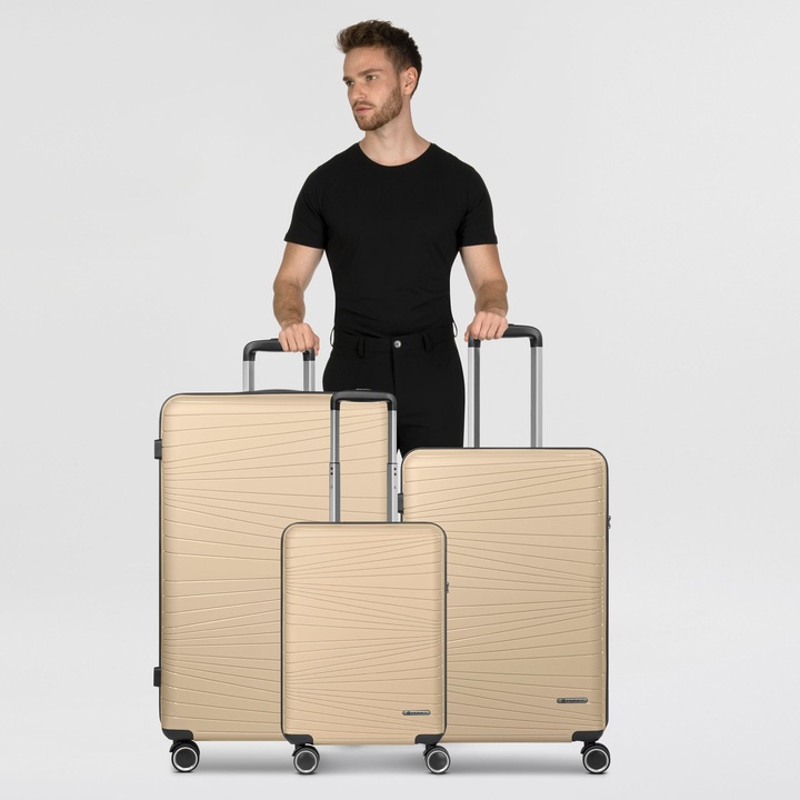 Produktbild Franky Dallas 3.0 4 Rollen Kofferset 3-teilig (188 l, XL (ab 115l))