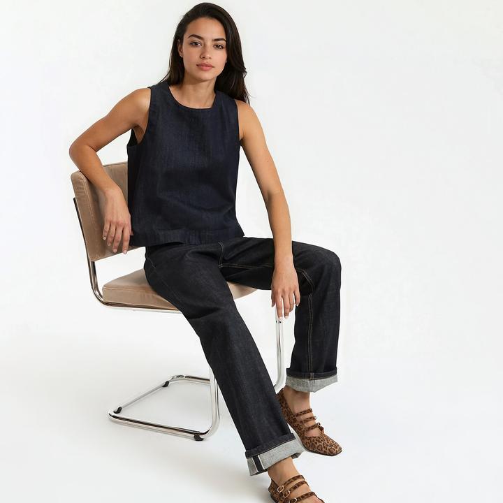 Immagine prodotto La Redoute Collections Ärmelloses Top aus Denim (M)
