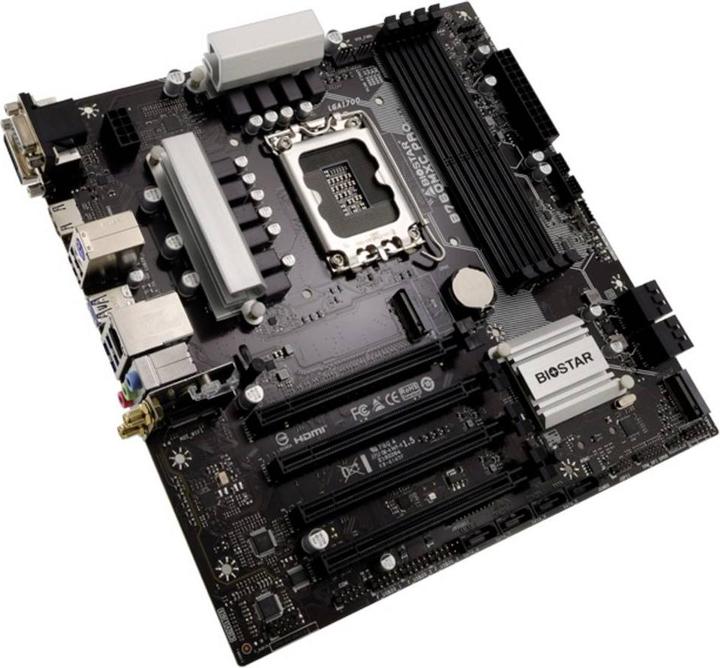 Produktbild Biostar B760MXC PRO (B760,S1700,mATX,DDR5) (LGA 1700, Intel B760, mATX)