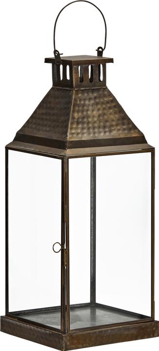 Productafbeelding House Doctor Windlicht, HDVivi, Antikes Messing-Finish (19 x 19 x 46 cm, 1 x)