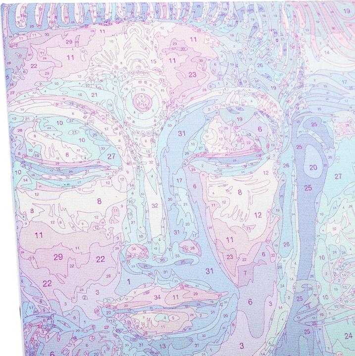 Nährwerte und Zutaten Craft Buddy Malen nach Zahlen Bild-Set 30x30cm Buddha