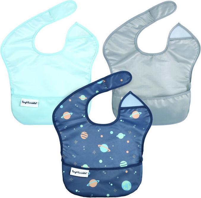 Tiny Love 3 patterned waterproof bibs